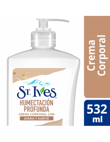 St Ives Crema Corporal Avena y Karité 532 Ml