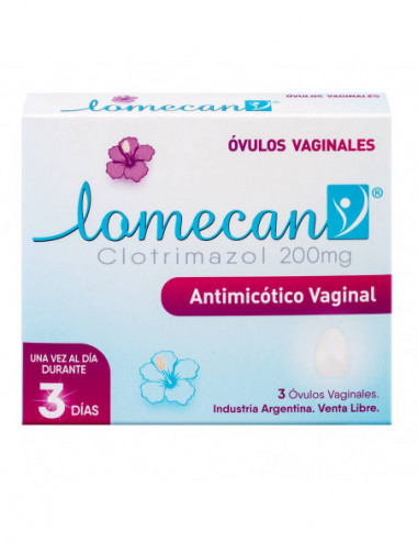 Lomecan x 3 Óvulos Vaginales