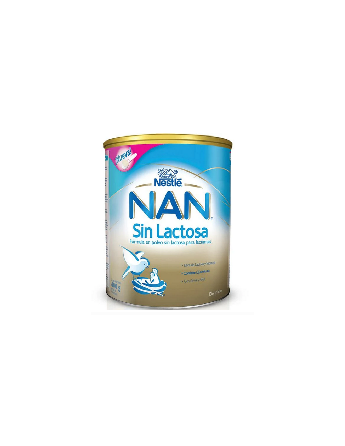 Nestlé Nan Sin Lactosa NF Polvo Envase 400 g en Farmacias y Perfumerías  Lider