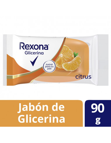 Rexona Jabón de glicerina Citrus 90 G