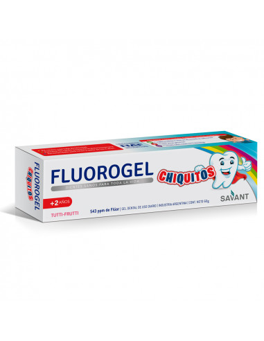 Fluorogel Chiquitos Tutti Frutti 60 Gr