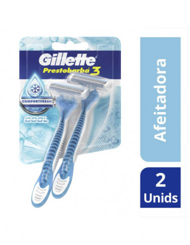 Gillette prestobarba3 cool máquinas...