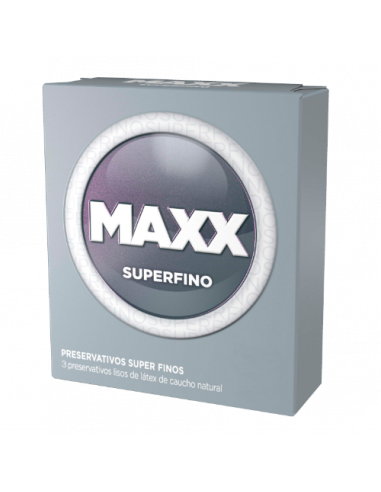 MAXX preservativos super fino x3