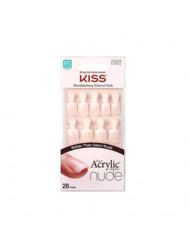 KISS Glue-On Nude French uñas...