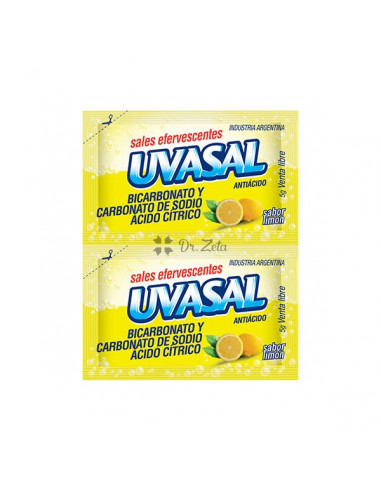 Uvasal Limon Antiácido Caja x 15 Sobres