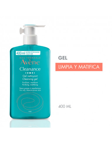Avene Cleanance Gel Limpiador x 400 Ml