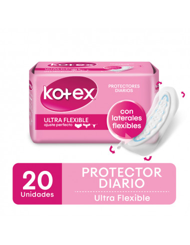 Kotex Flexibles 20 Protectores Diarios