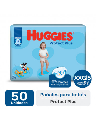 Huggies Protect Plus XXG 50 Pañales
