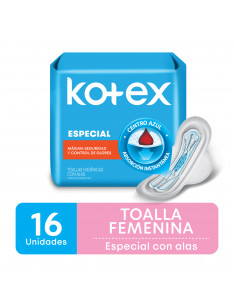KOTEX ESPECIAL CON ALAS POR...