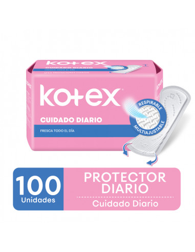 KOTEX CUIDADO DIARIO X 100 PROTECTORES