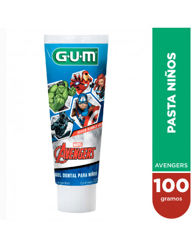 GUM AVENGERS INFANTIL 100 GR CRE DEN