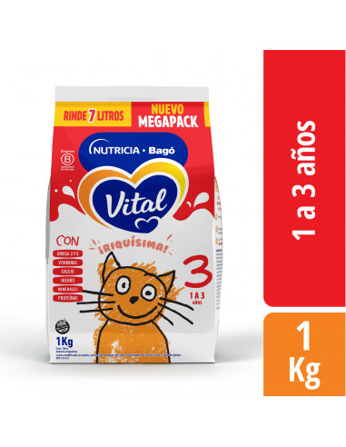 Vital 3 Leche en Polvo Pouch x 1000 G
