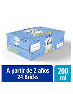 Leche De Fórmula Líquida Nestlé Nidina 2 En Brick 200 ml 24 Unidades