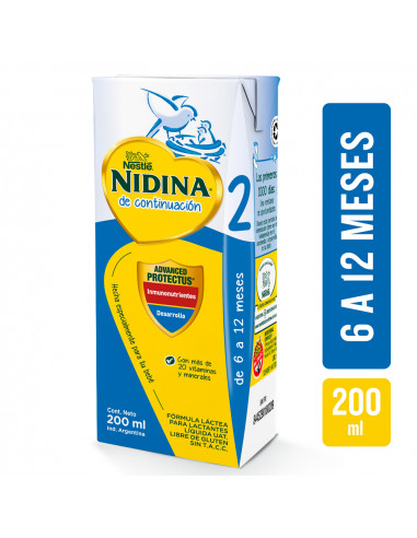 NIDINA® 2 Lista para tomar x 200 Ml