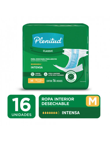 Plenitud Classic Mediano 16 Pañales