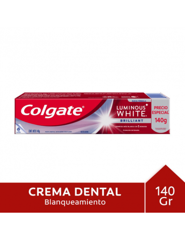 COLGATE LUMINOUS WHITE crema dental...
