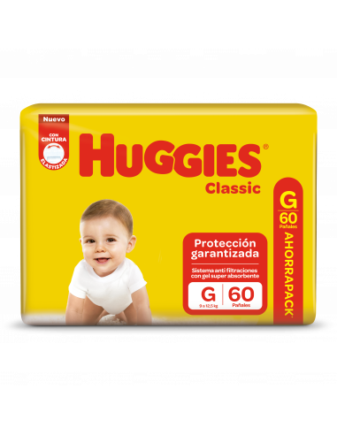 HUGGIES Classic AHORRAPACK G x 60...