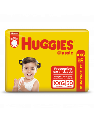 HUGGIES classicAHORRAPACK XXG x 50...