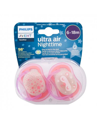 AVENT CHUPETE 6-18 ULTRA AIR NOCTURNO...