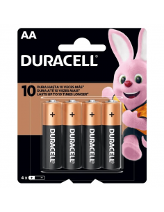 PILA DURACELL AA X 4 Unidades