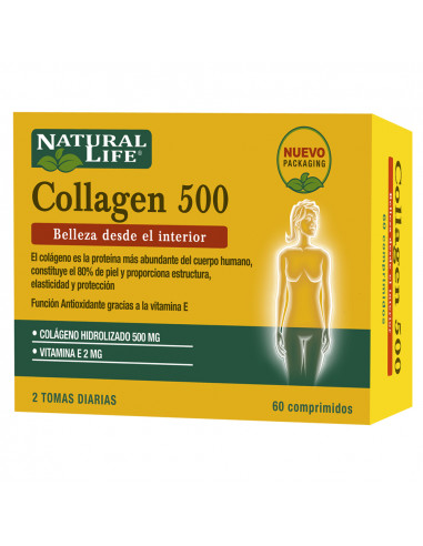 NATURAL LIFE  COLLAGEN 500 Mg x 60...