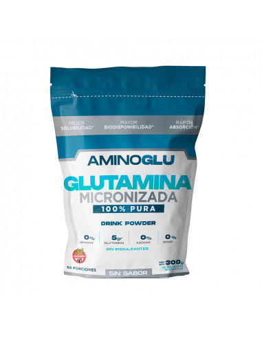 Aminoglu Glutamina Pura Doypack X 300 G