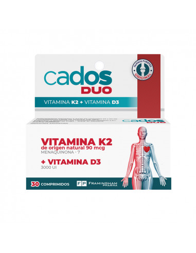 Cados Duo - Vitamina K2 + D3  X 30...