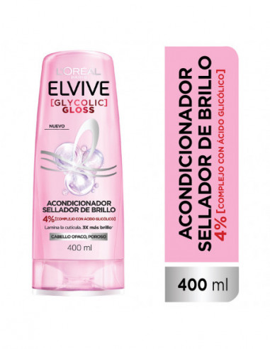 Acondicionador Elvive Glycolic Gloss...