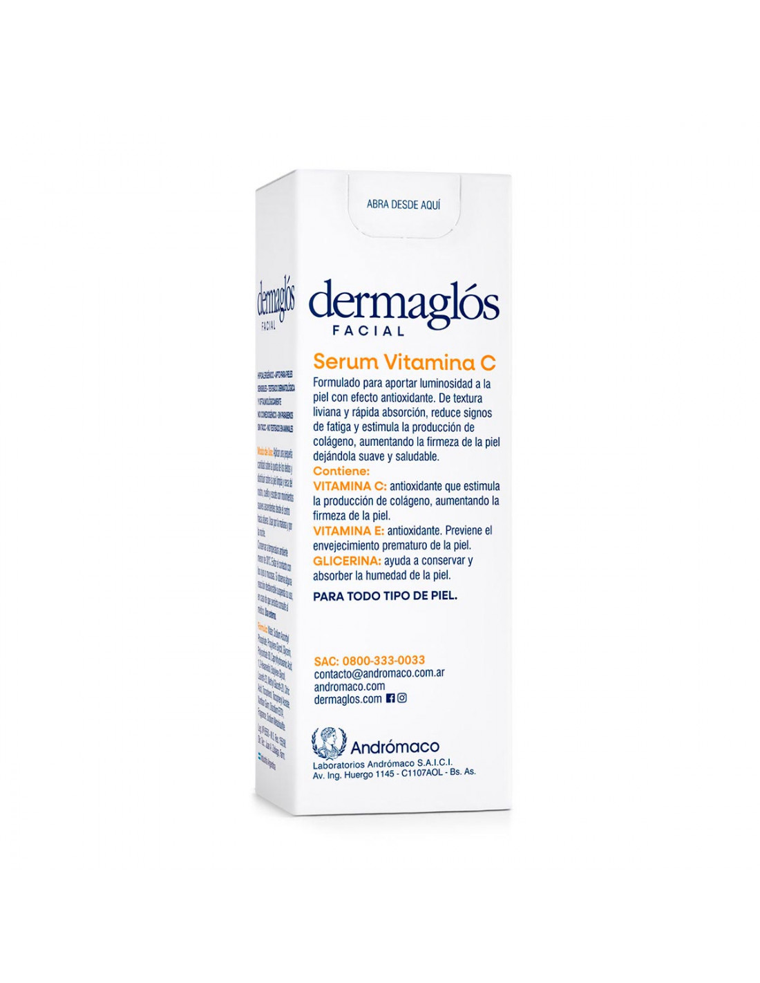 Dermaglos Serum Vitamina C x 25 Ml. Dermaglos Serum Vitamina C x 25 Ml.