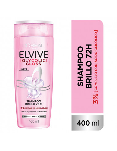 Shampoo Elvive Glycolic Gloss 400ml