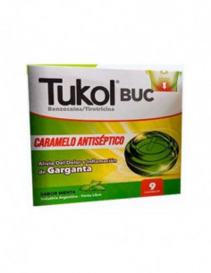 Tukol Buc Menta X 9 Caramelos