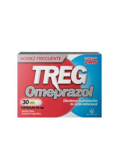 Treg Omeprazol 20 Mg X 15 Capsulas...