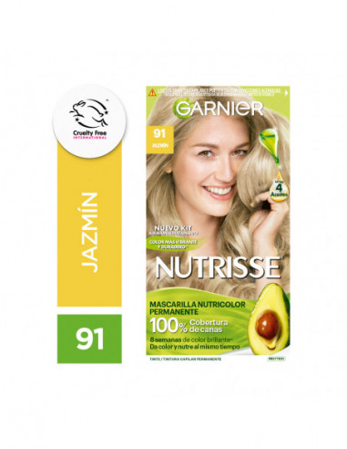 Kit Tintura Nutrisse Clasico Tono 91...