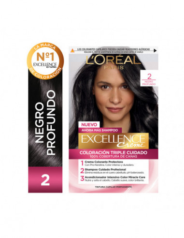 Kit Tintura Excellence Creme Tono 2...