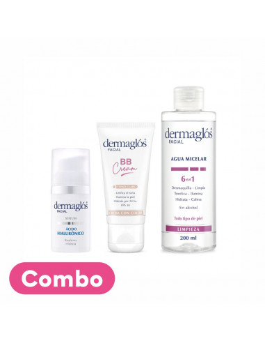 Dermaglos Combo (Serum AH + BB Cream...