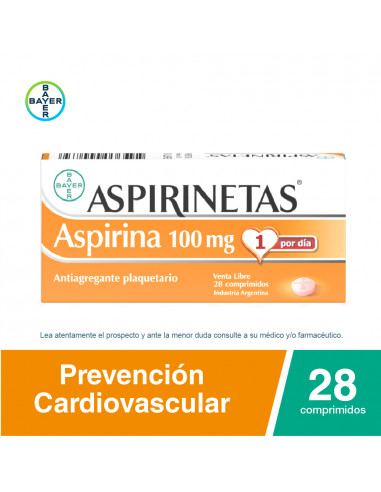 Aspirinetas x 28 comprimidos