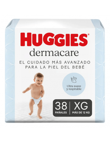 Huggies Dermacare Talle XG x 38 Pañales