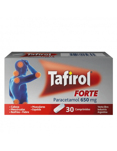 Tafirol Forte 650 mg x 30 Comprimidos