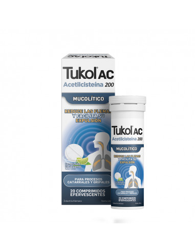 Tukol Ac 200 mg x 20 Comprimidos...
