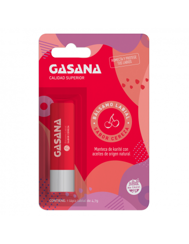 Gasana Balsamo Labial Sabor Cherry x...