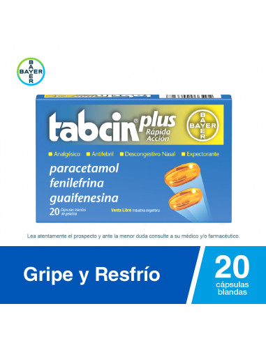 Tabcin Plus Rapida Accion x 20...