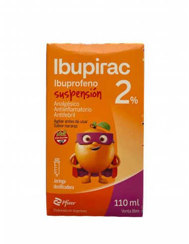 Ibupirac  2% Suspesion Sabor Naranja...