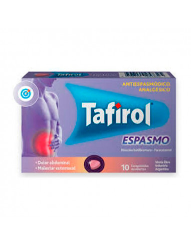 Tafirol Espasmo x 10 Comprimidos
