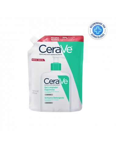 Cerave Gel Limpiador Espumoso Refill...