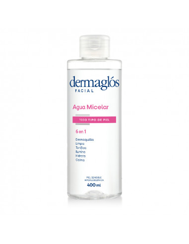 DERMAGLOS FACIAL AGUA MICELAR 6 en 1...