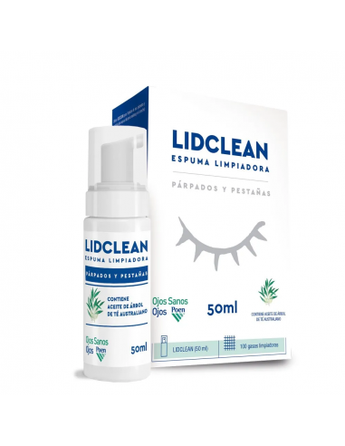 Lidclean Espuma Limpiadora x 50 ml