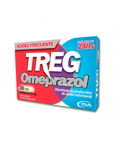 Treg 20 mg x 30 Capsulas