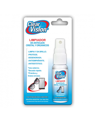 Clear Vision Spray Limpia Anteojos x...