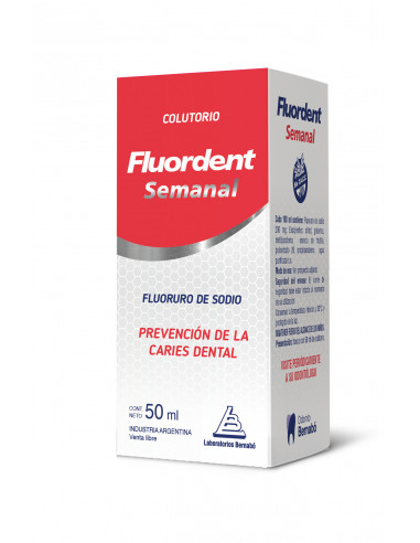 Fluordent Semanal Colutorio X 50 Ml