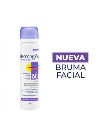 Dermaglos Solar Bruma Facial F50 x 75 ml